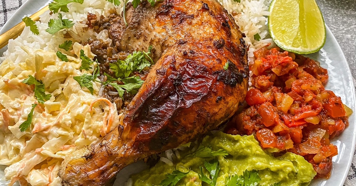 Smashed Avocado on Toast with Roasted Tomatoes, Mozzarella, Basil and Balsamic Glaze - Holy Moly