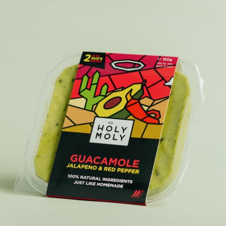 jalapeno red pepper guacamole product - Holy Moly