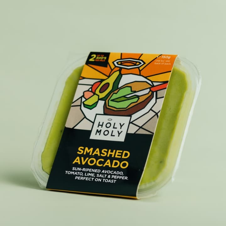 holy moly smashed avocado