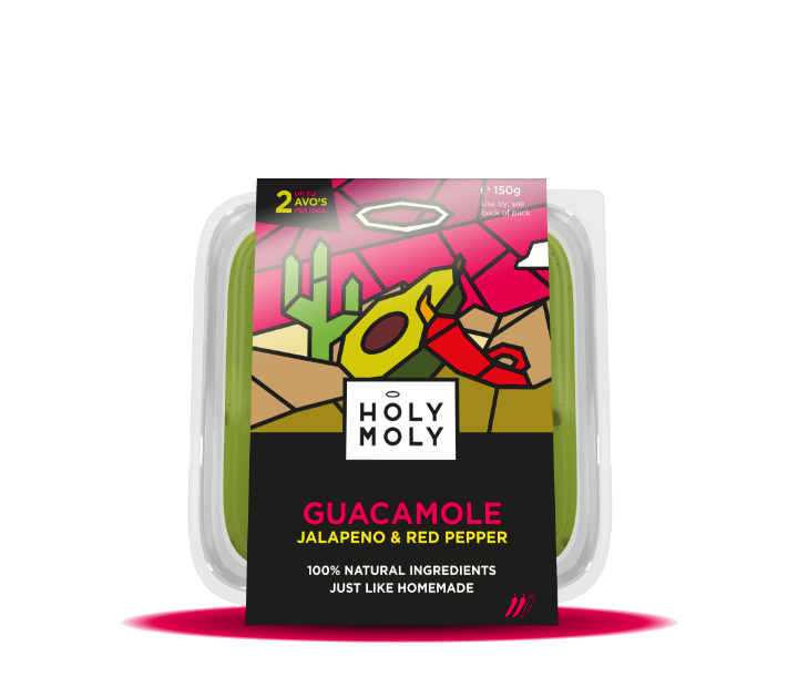 Holy Moly - jalapeno red pepper guacamole